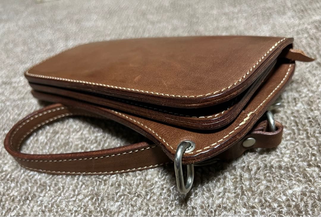 【廃盤激レア】REDREDRED レザーロングウォレット 茶 REDMOON