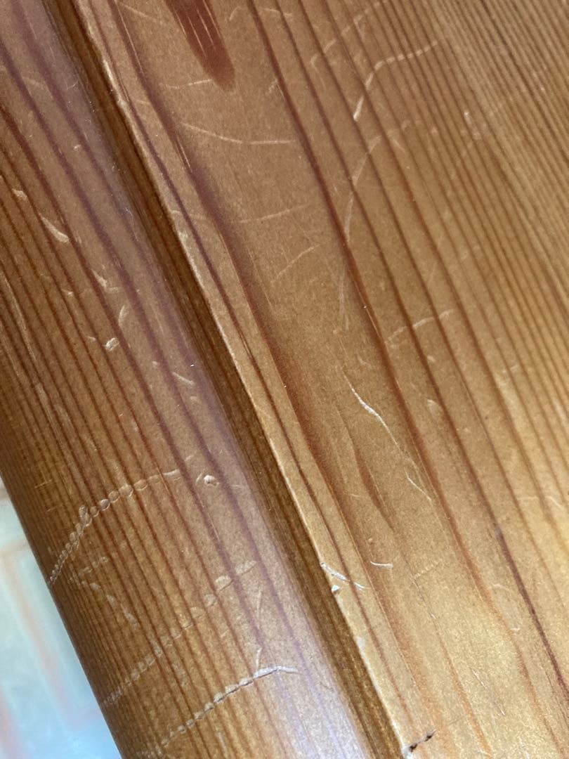 オランダ製　コンソールテーブル 無垢　パイン材　輸入品　猫脚　サイドテーブル