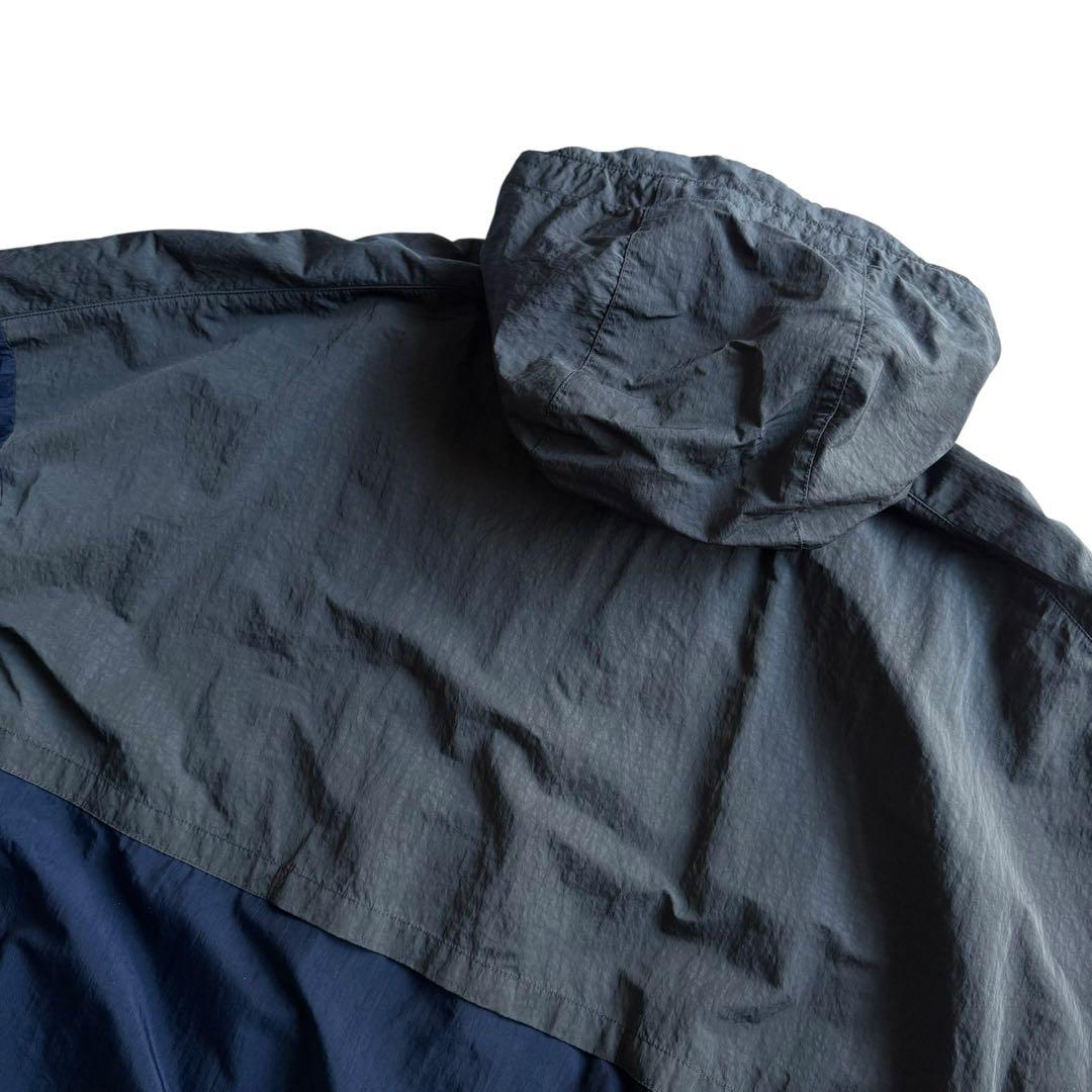 ナイキ　ナイロンジャケット アノラックパーカ ストリート系 ネイビー ダンサー