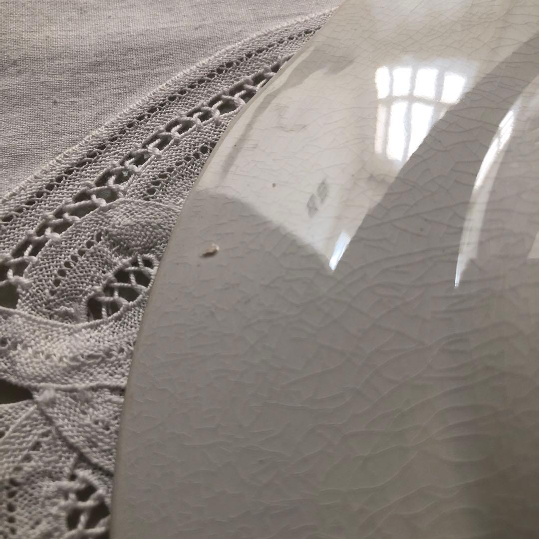 フランス　アンティーク　リュネヴィル　プレート　りんごの花