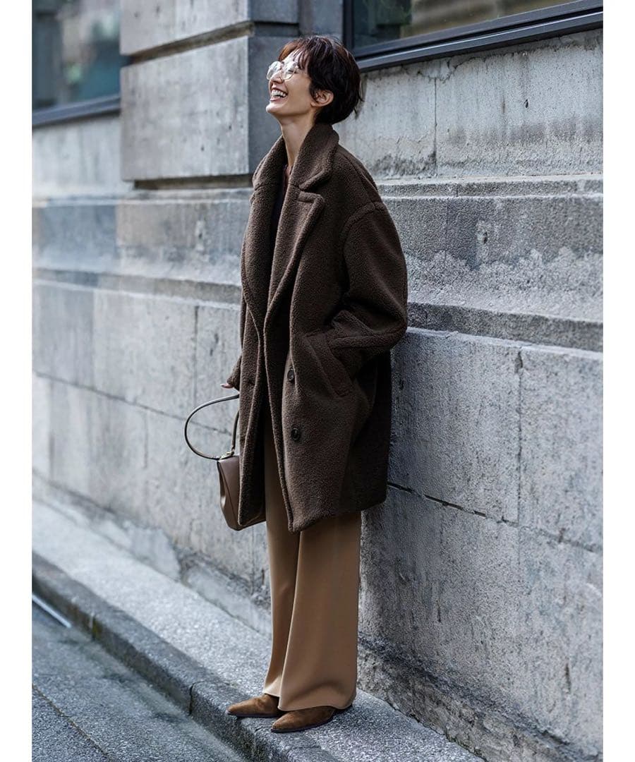 Mila Owen ミラオーウェン　オーバーサイズボアコート