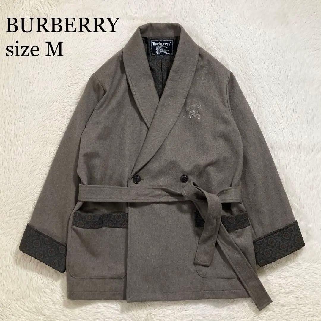 美品 バーバリーズ チェスターコート ショート ウール ペイズリー ホースロゴ
