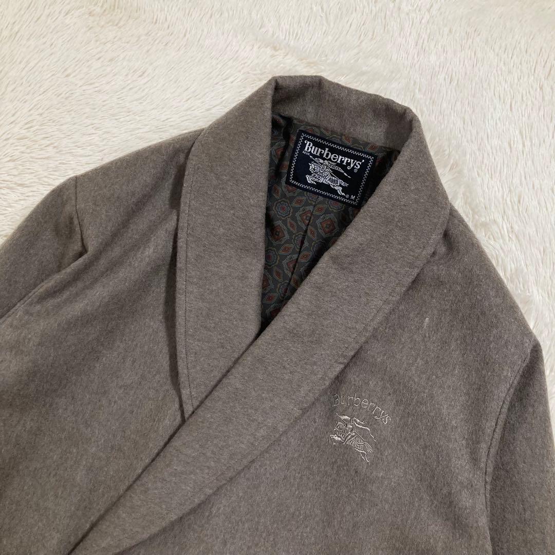 美品 バーバリーズ チェスターコート ショート ウール ペイズリー ホースロゴ