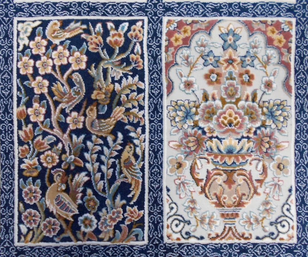 225万ノット！超高密度織 絨毯！本場 イラン産200×250cm‐201971