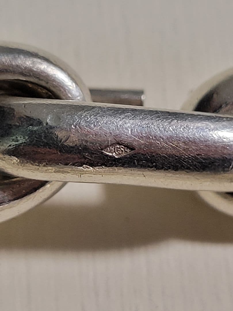 vintage Silver　bracelet　アクロバット　オーバル　925