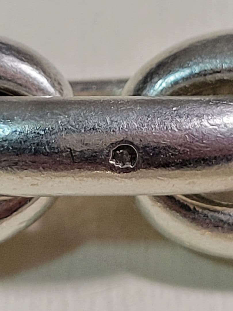 vintage Silver　bracelet　アクロバット　オーバル　925