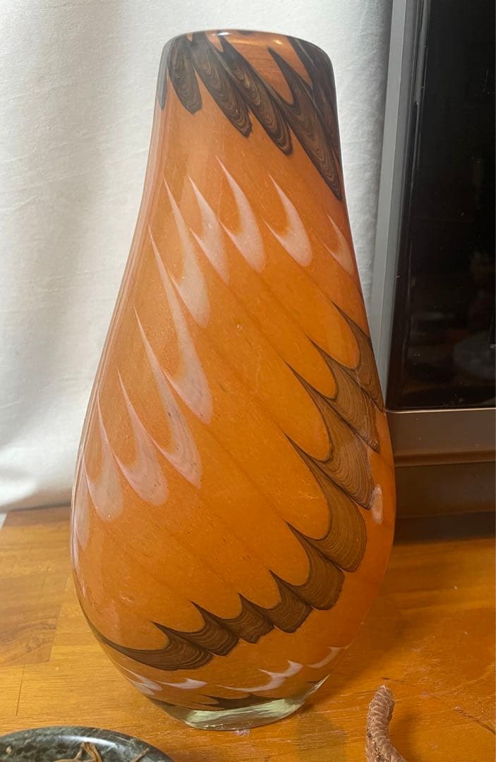 vintage flower vase マーブル