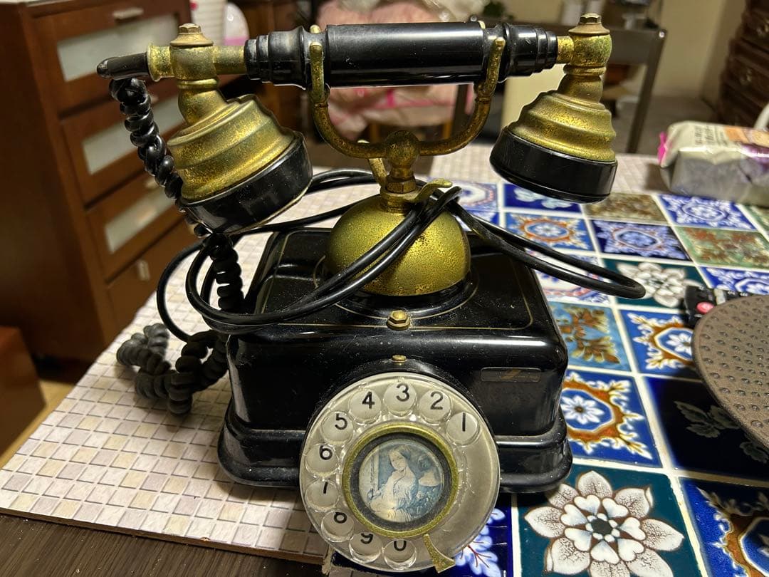 アンティーク、レトロ岩崎通信機 電話機b-48-003