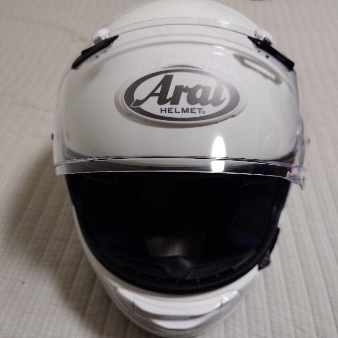 美品Arai アストロgx　グラスホワイトXL　プロシェード等付