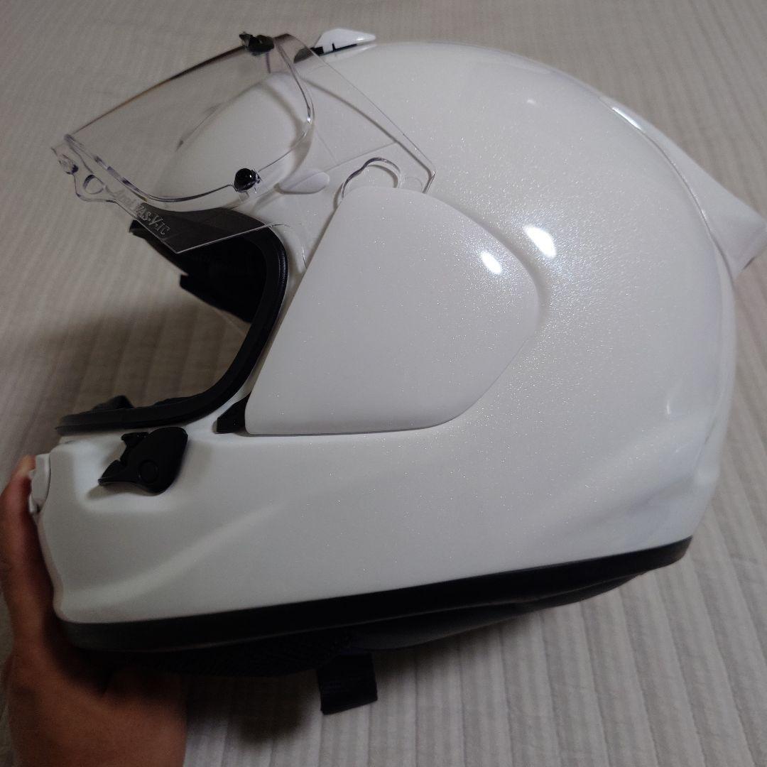 美品Arai アストロgx　グラスホワイトXL　プロシェード等付
