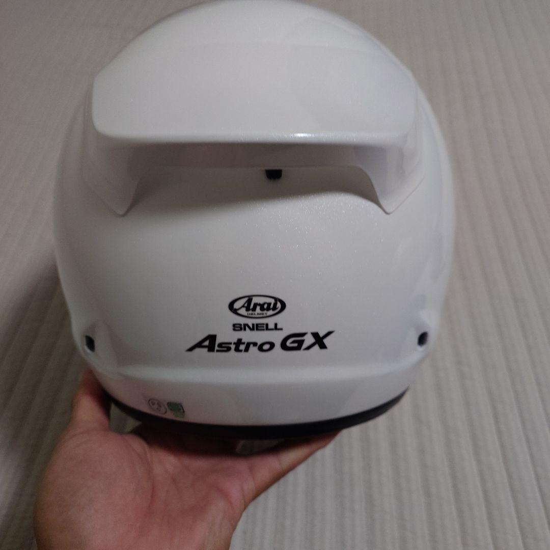 美品Arai アストロgx　グラスホワイトXL　プロシェード等付