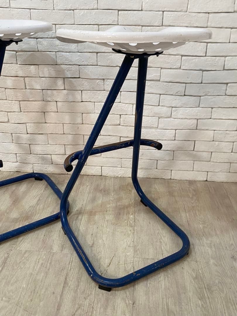 【東京23区配送無料】2脚セット　トラクター　スツール　チェア　カウンター　椅子