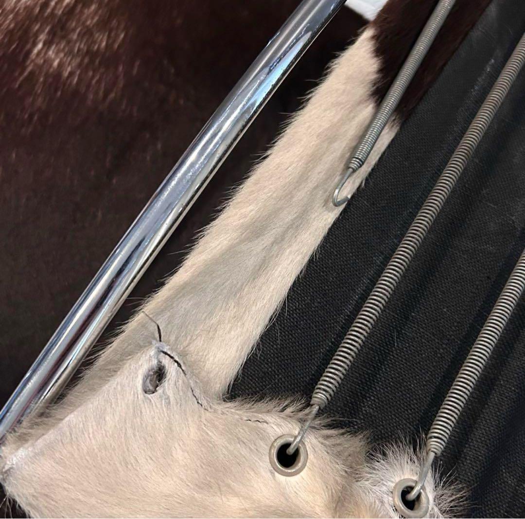 ル・コルビジェ　LC1　スリングチェア　椅子　ハラコ　レザー　リプロダクト　刻印