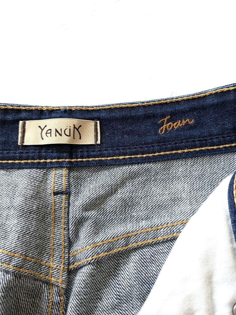 ヤヌーク　ジョーン　25　ワイドデニムパンツ