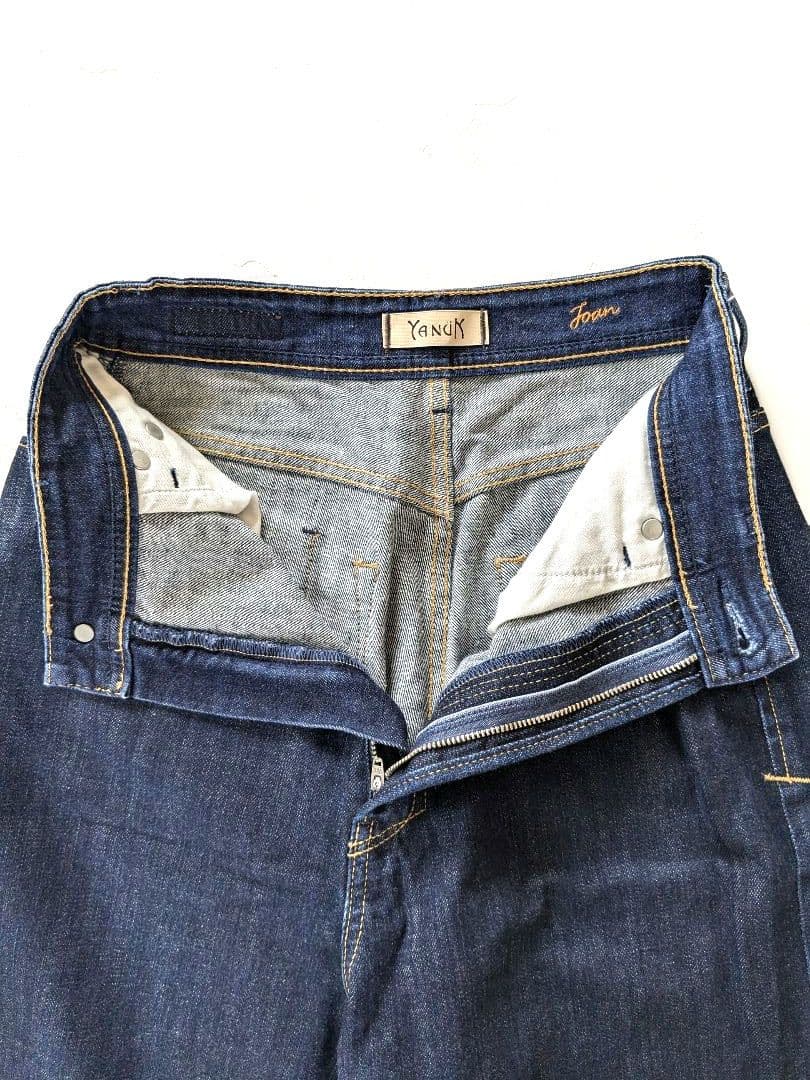 ヤヌーク　ジョーン　25　ワイドデニムパンツ