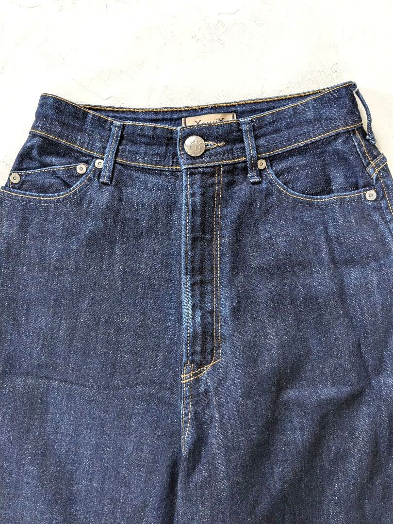 ヤヌーク　ジョーン　25　ワイドデニムパンツ