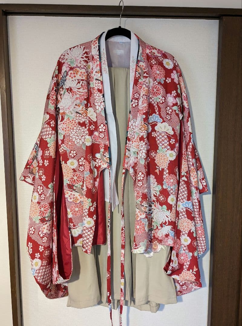 1回着用のみ キャサリンコテージ おうちで着付け簡単袴セット160cm