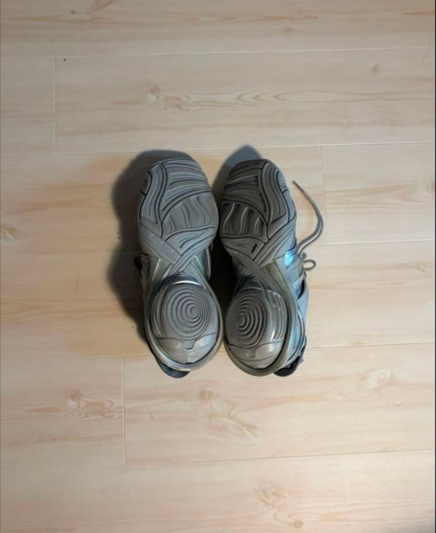 靴 balenciaga tyrex 42 silver 27 27.5