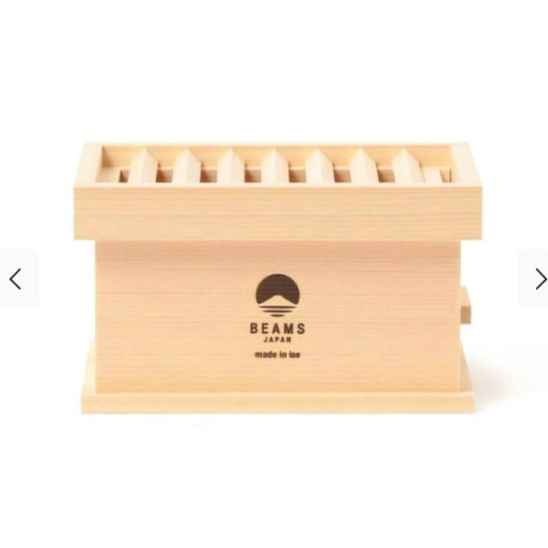 BEAMS 別注　お賽銭箱　俵田屋　ひのき　木製