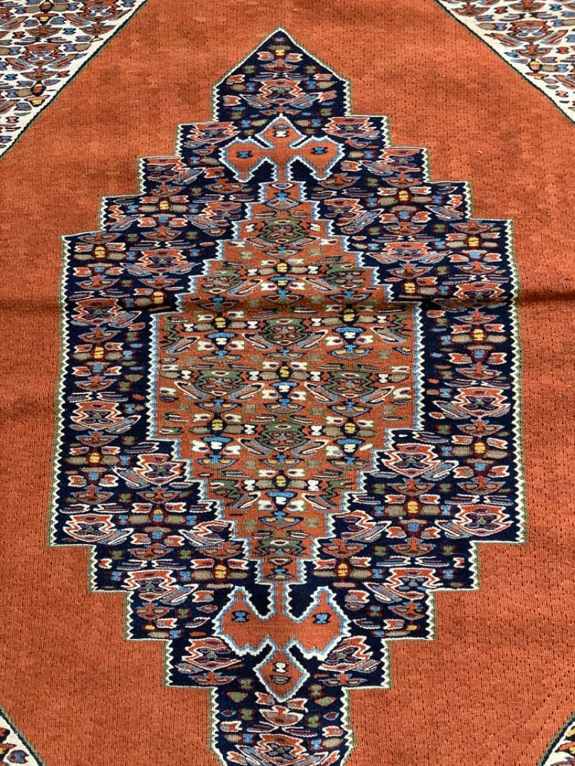 【在庫一掃セール】セネ キリム ウール 155cm×115cm