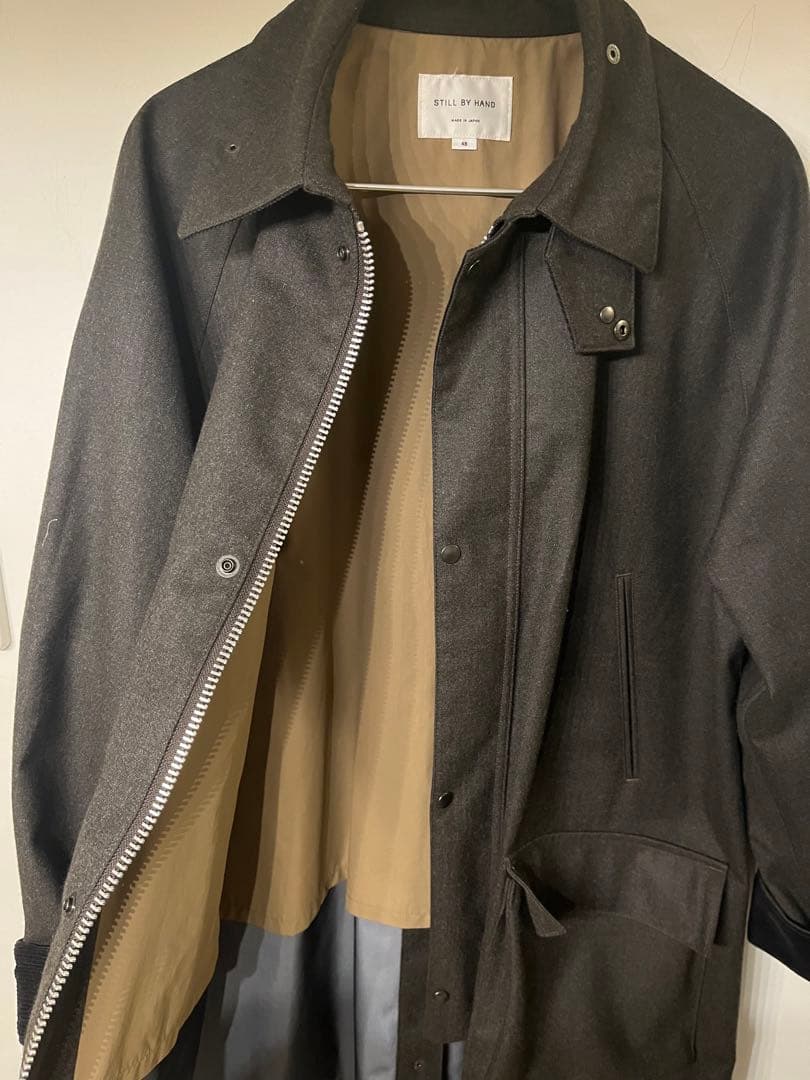 STILL BY HAND 3レイヤーコート ブラウン