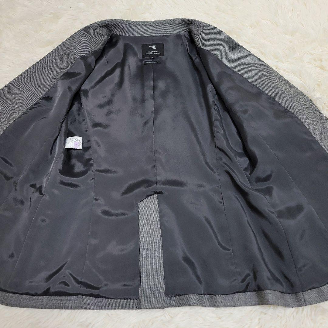 極美品✨ 大きいサイズ 23区 パンツスーツ セットアップ グレー 44 2XL