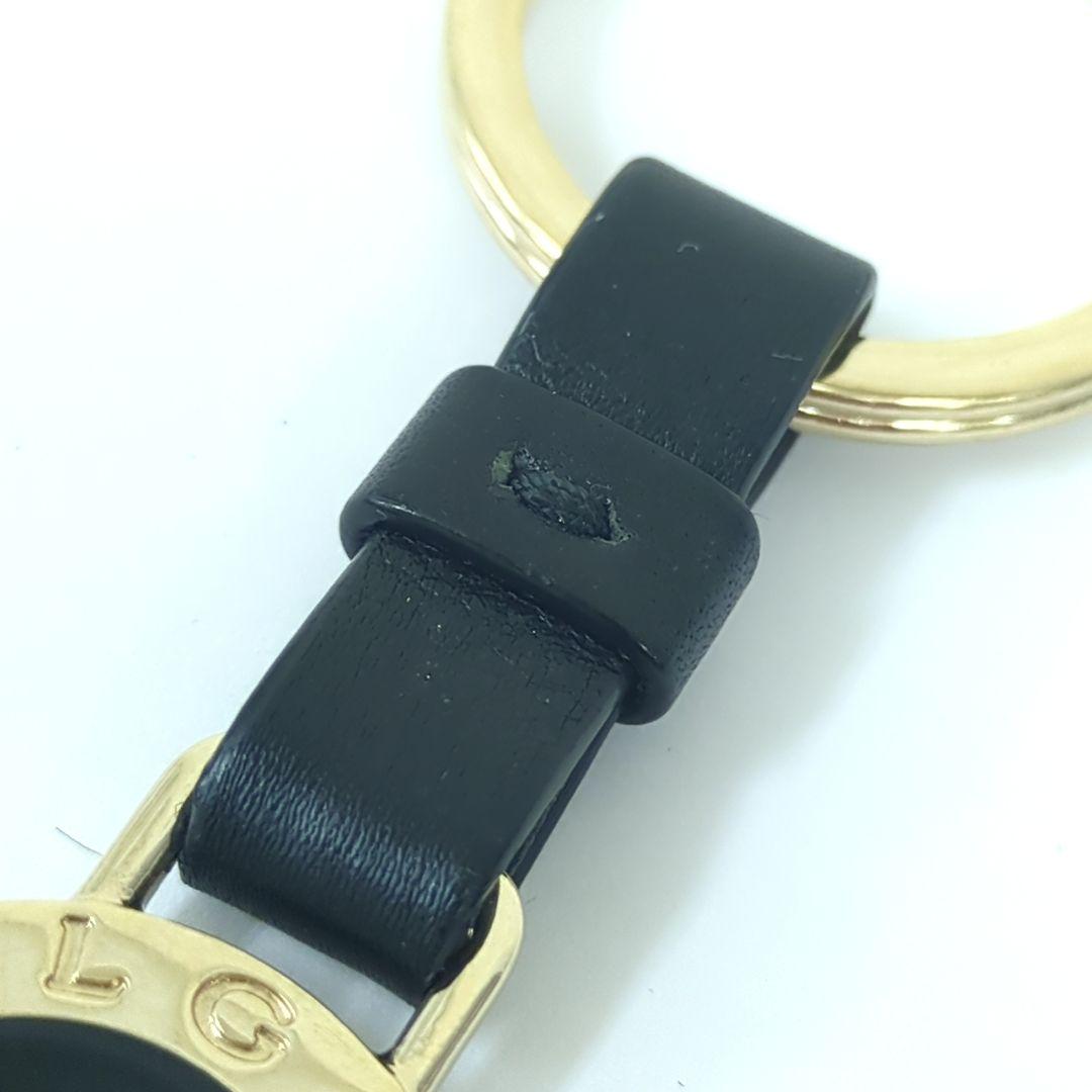 BVLGARI ブルガリ キーリング キーホルダー レザー　イタリア製