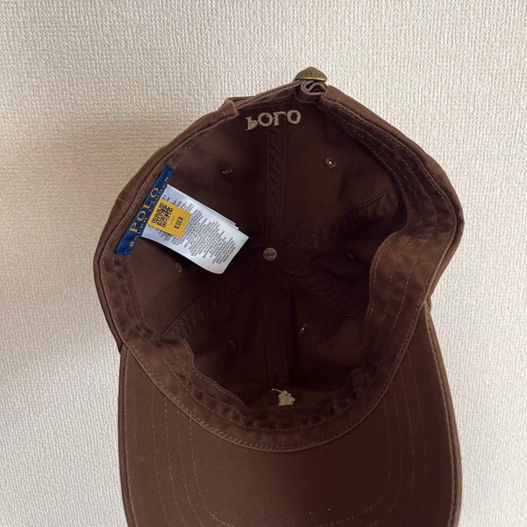 POLO ブラウン ユニセックス　キャップ　ラルフローレン