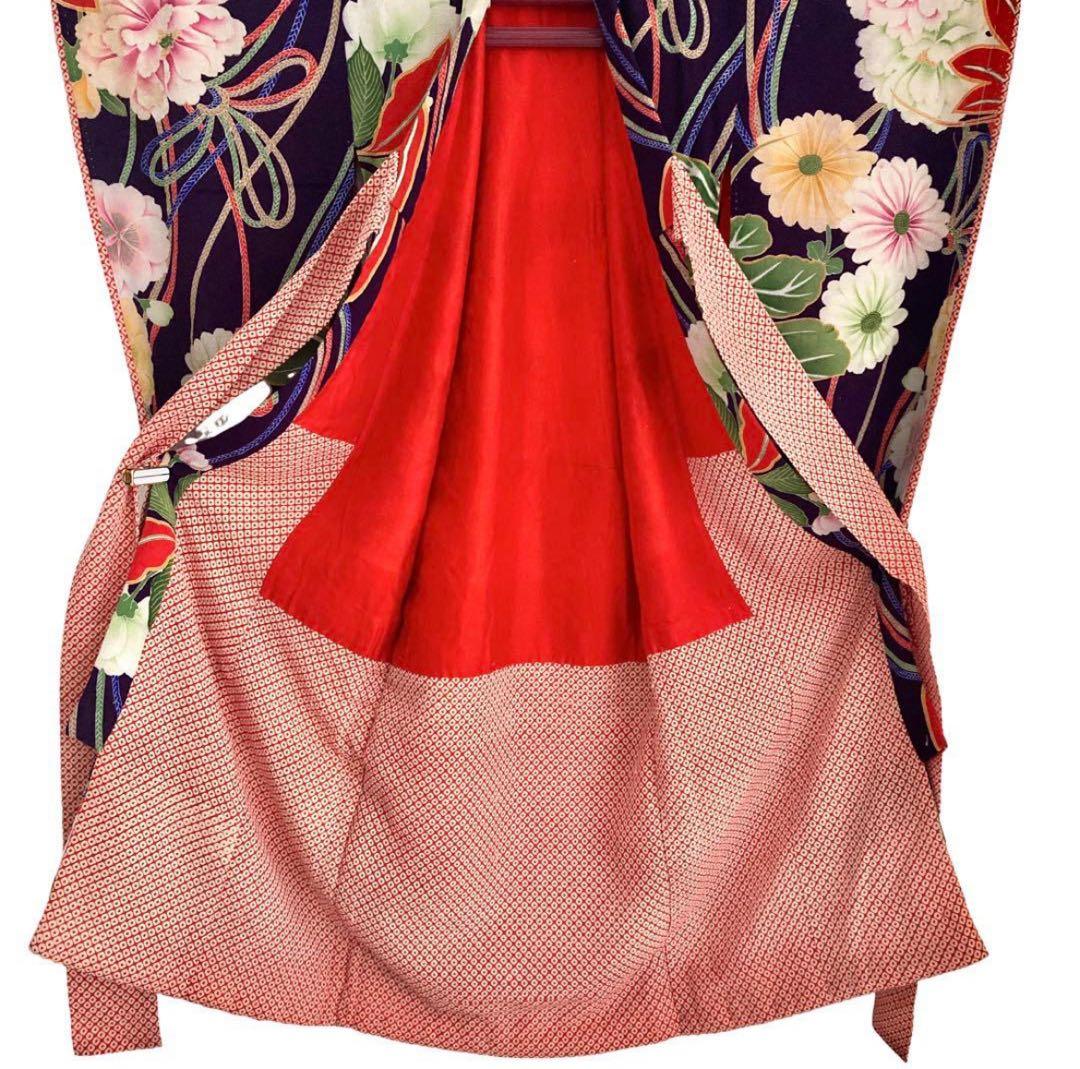 アンティーク　大正時代　女の子　子供着物　被布セット　NO38