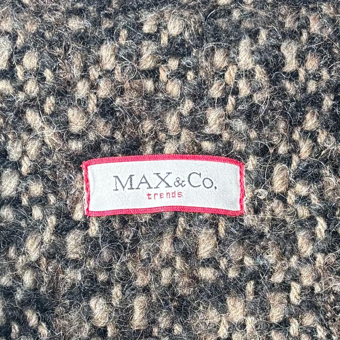 MaxMara アルパカ　モヘア　ロングコート　ビジュー　Aライン　40