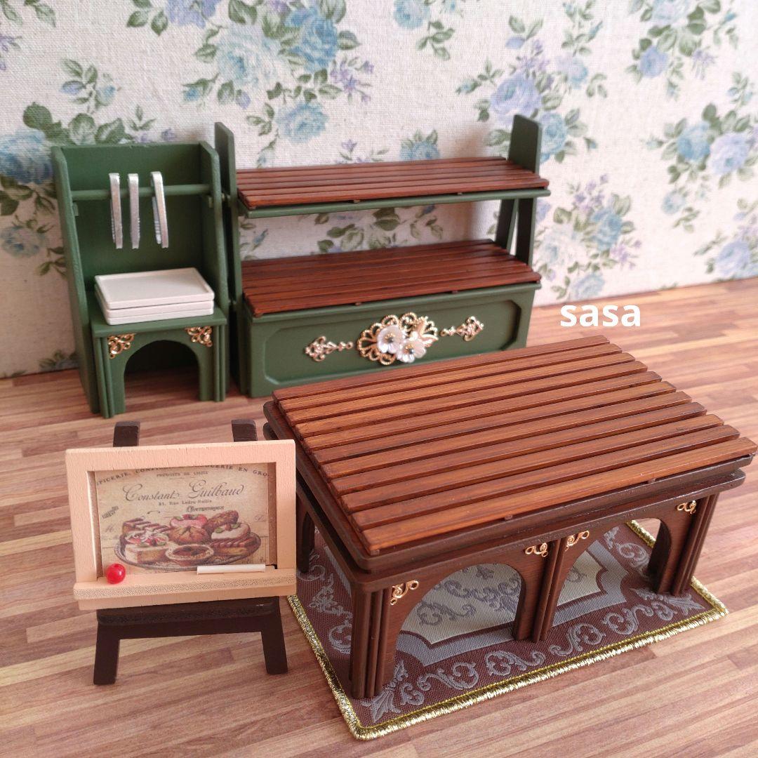 ミニチュア家具　ミニチュアパン屋さんBセット
