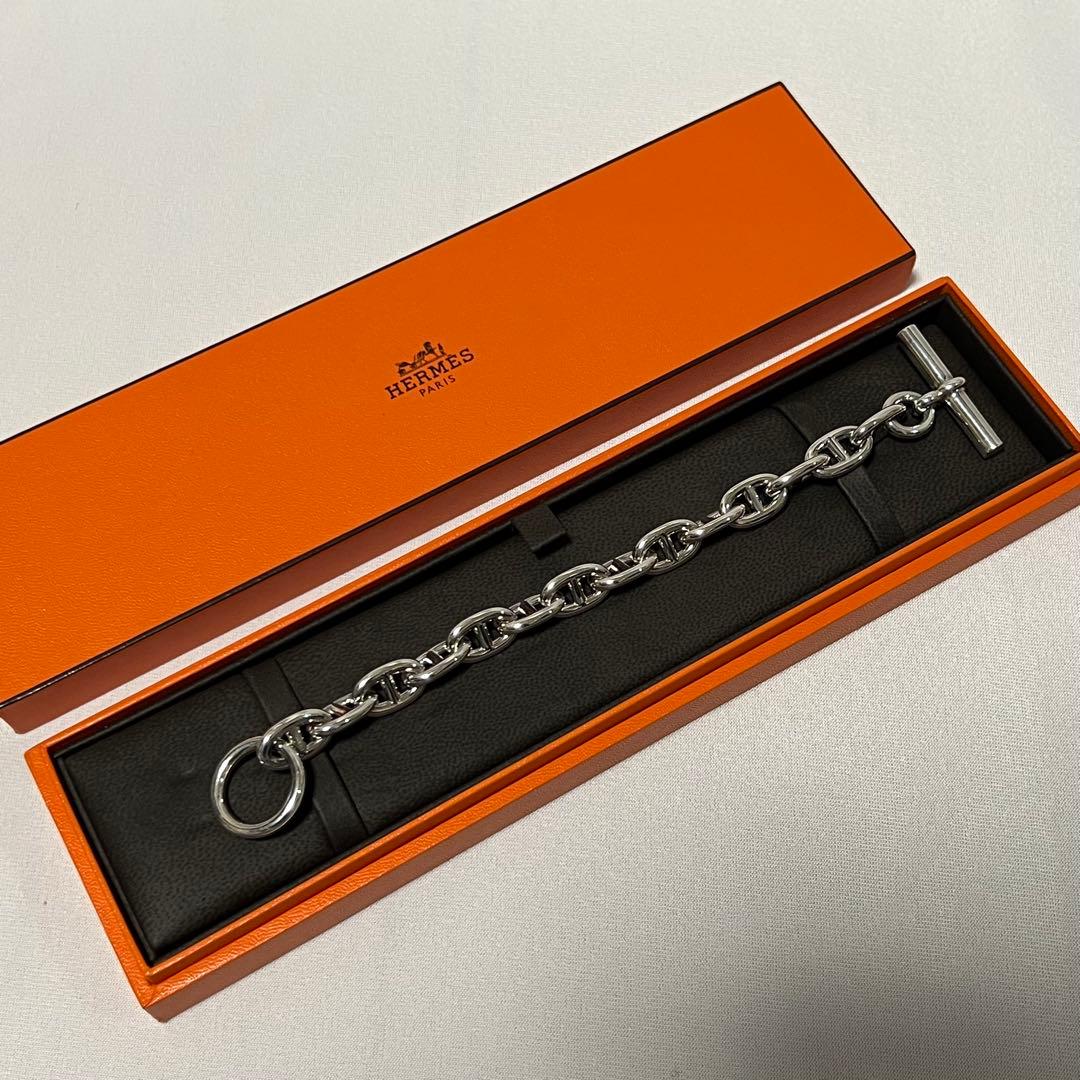 HERMES エルメス　シェーヌダンクルMM 14コマ　Ag925 シルバー
