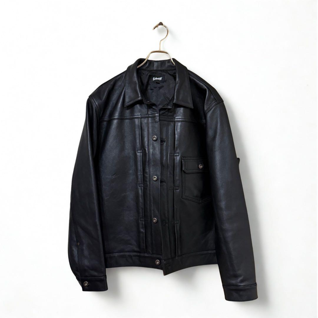 ジャケット・アウター Schott SHEEP LEATHER 1st TRACKER JACKET