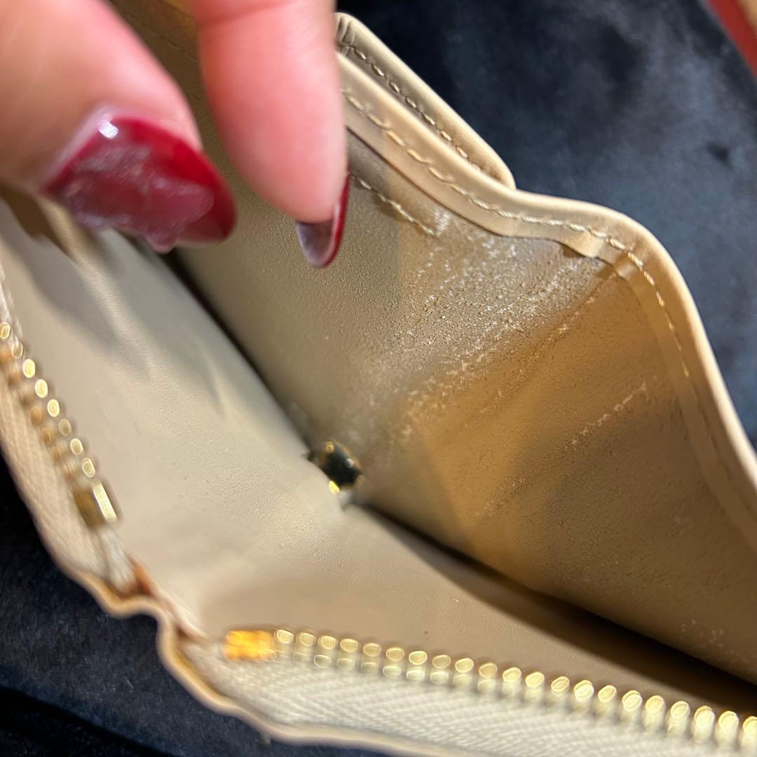 極美品 LV ヴェルニ コンパクトジップ 折り財布 MI0929 黄色 2767