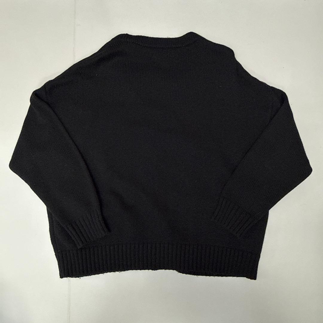 WTAPS ブラック ジップアップ カーディガン
