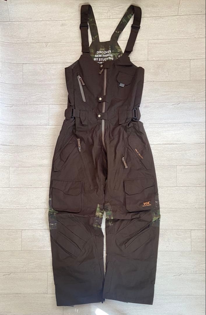 美品☆Helly Hansen ヘリーハンセンスノーボードウェアセット ブラウン