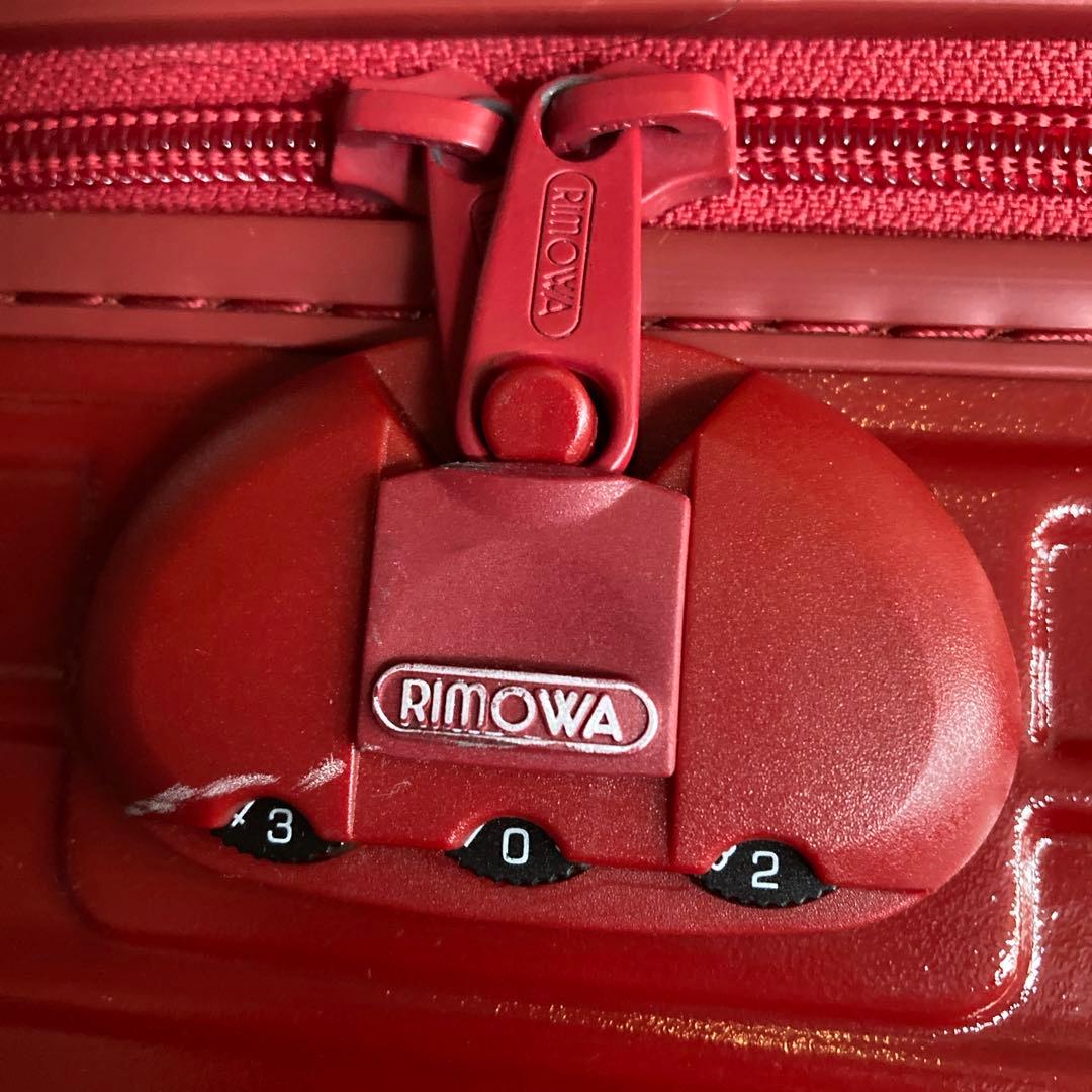 【値下げ不可】保証書付き　RIMOWA SALSA スーツケース レッド 35