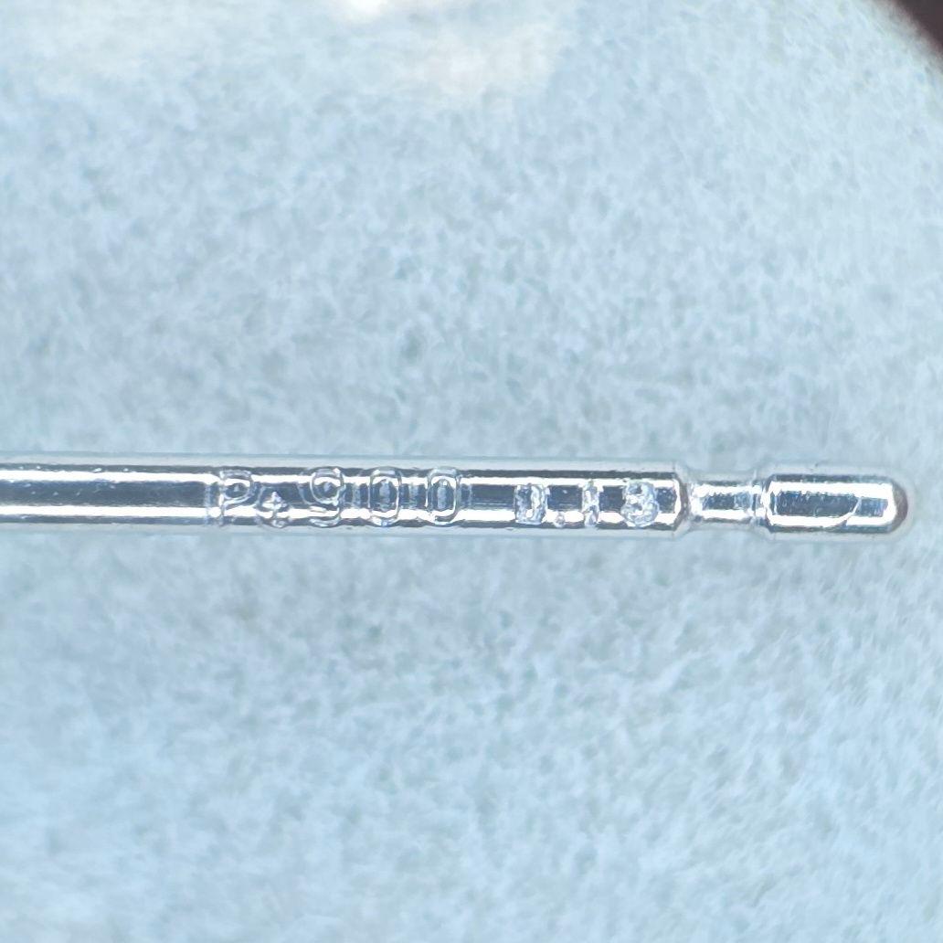 pt900 ダイヤモンドピアス　両耳　0.13ct×2