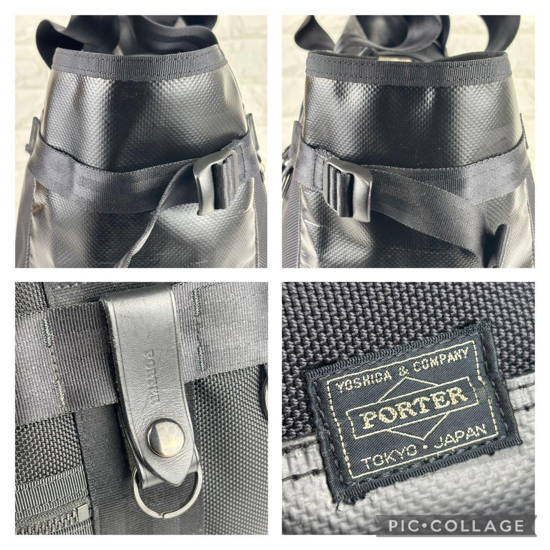 ✨美品✨ PORTER HEAT ヒート トートバッグ 黒 703-06972
