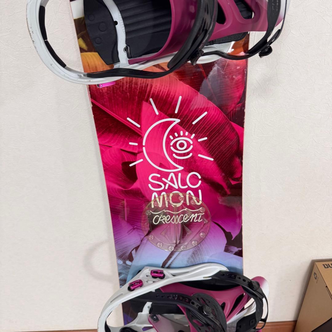 SALOMON スノーボードセット 138cm 23.5cm