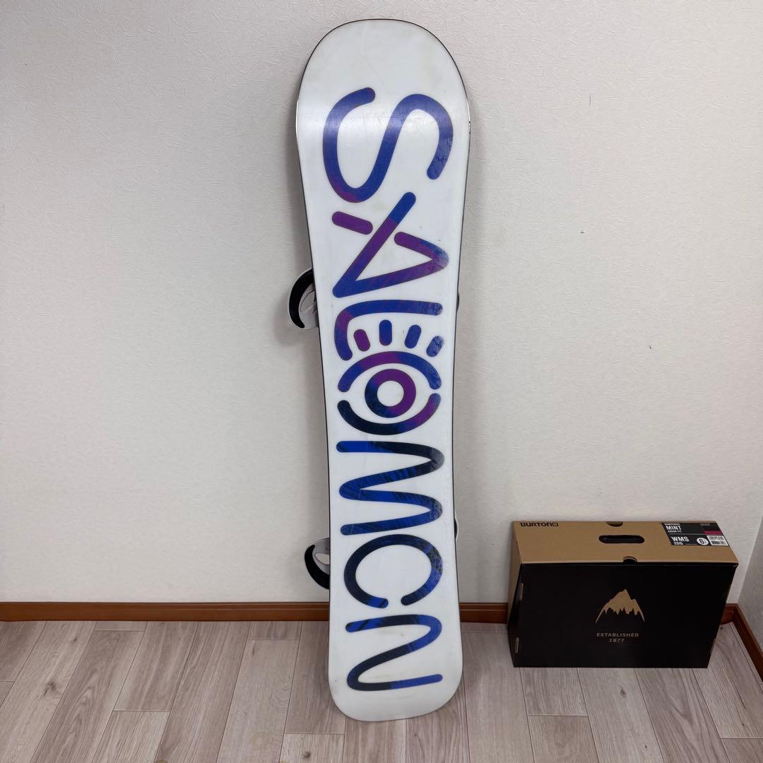 SALOMON スノーボードセット 138cm 23.5cm