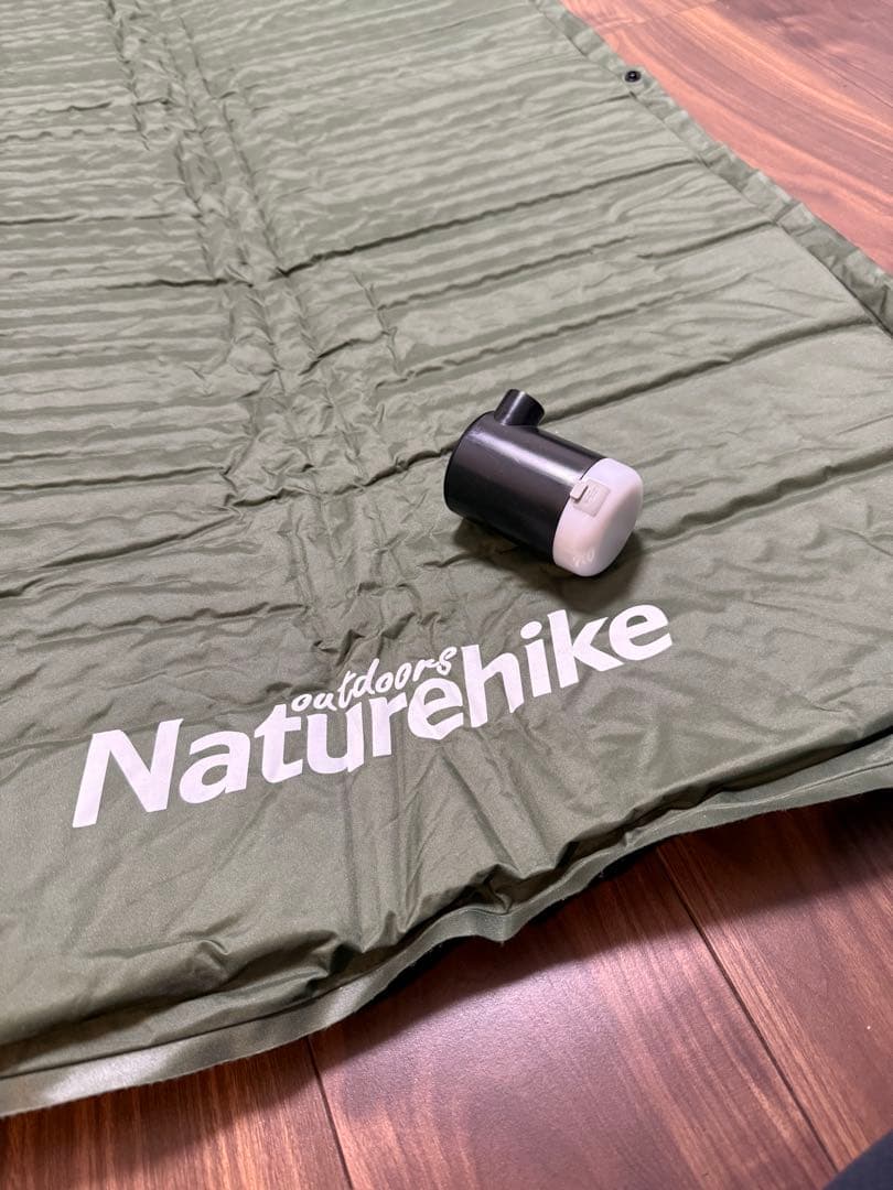 【3個】Naturehike エアーマット 自動膨張 厚手5cm（グリーン）
