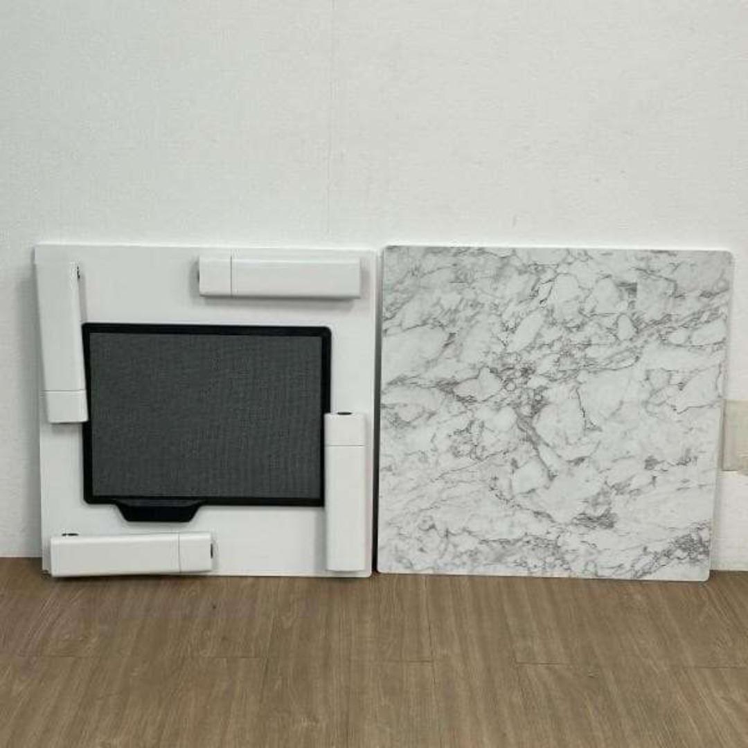 ☆折れ脚フラットヒーターこたつ70　大理石風☆【OUTLET】