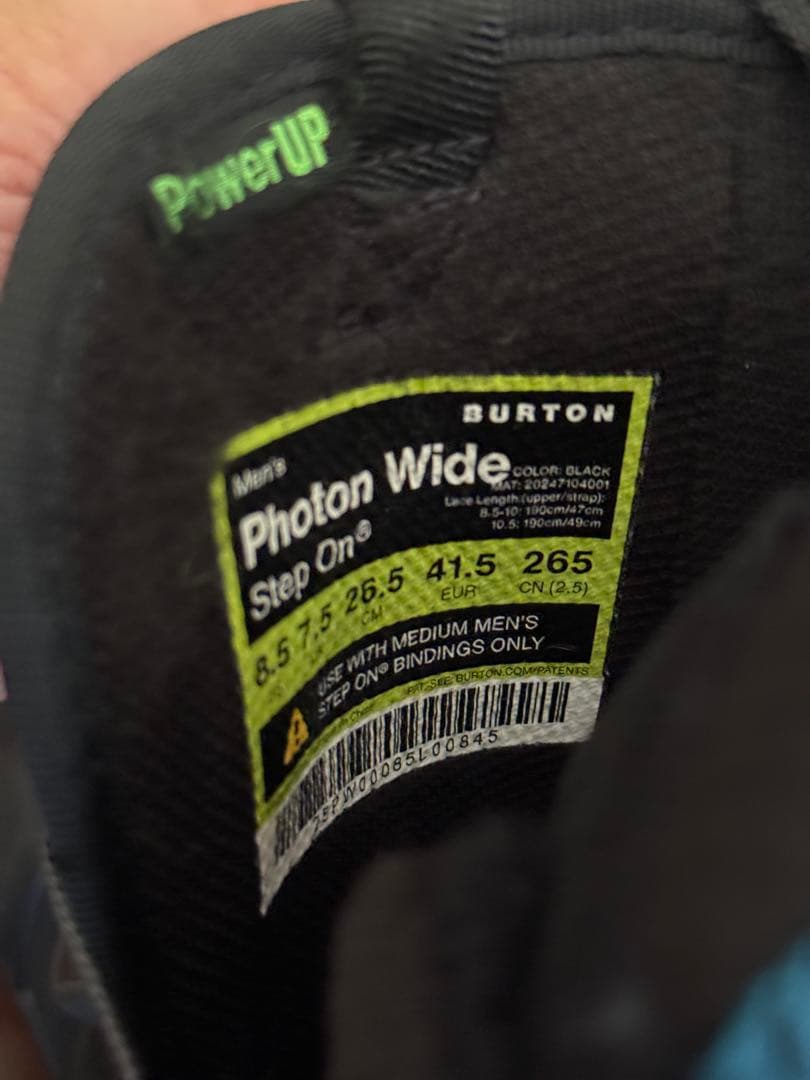 24-25 BURTON PHOTON BOA WIDE メンズ