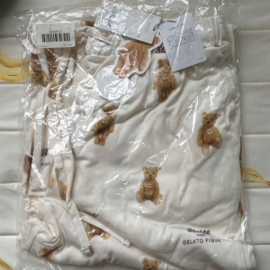 【新品】ジェラピケ　シュタイフSteiff James柄上下セット