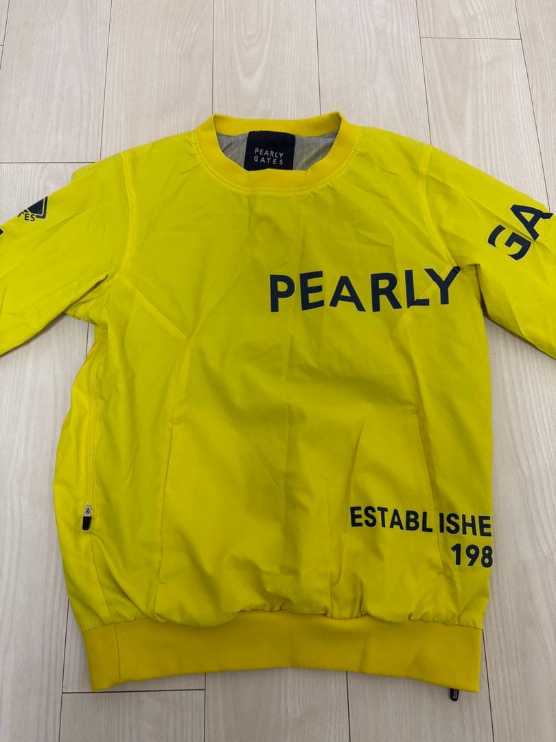 PEARLY A ジャケット イエロー ネイビー