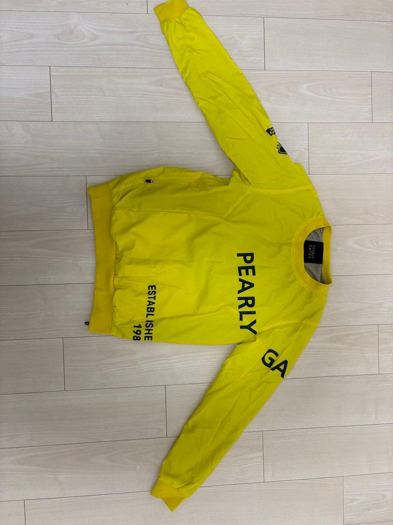PEARLY A ジャケット イエロー ネイビー