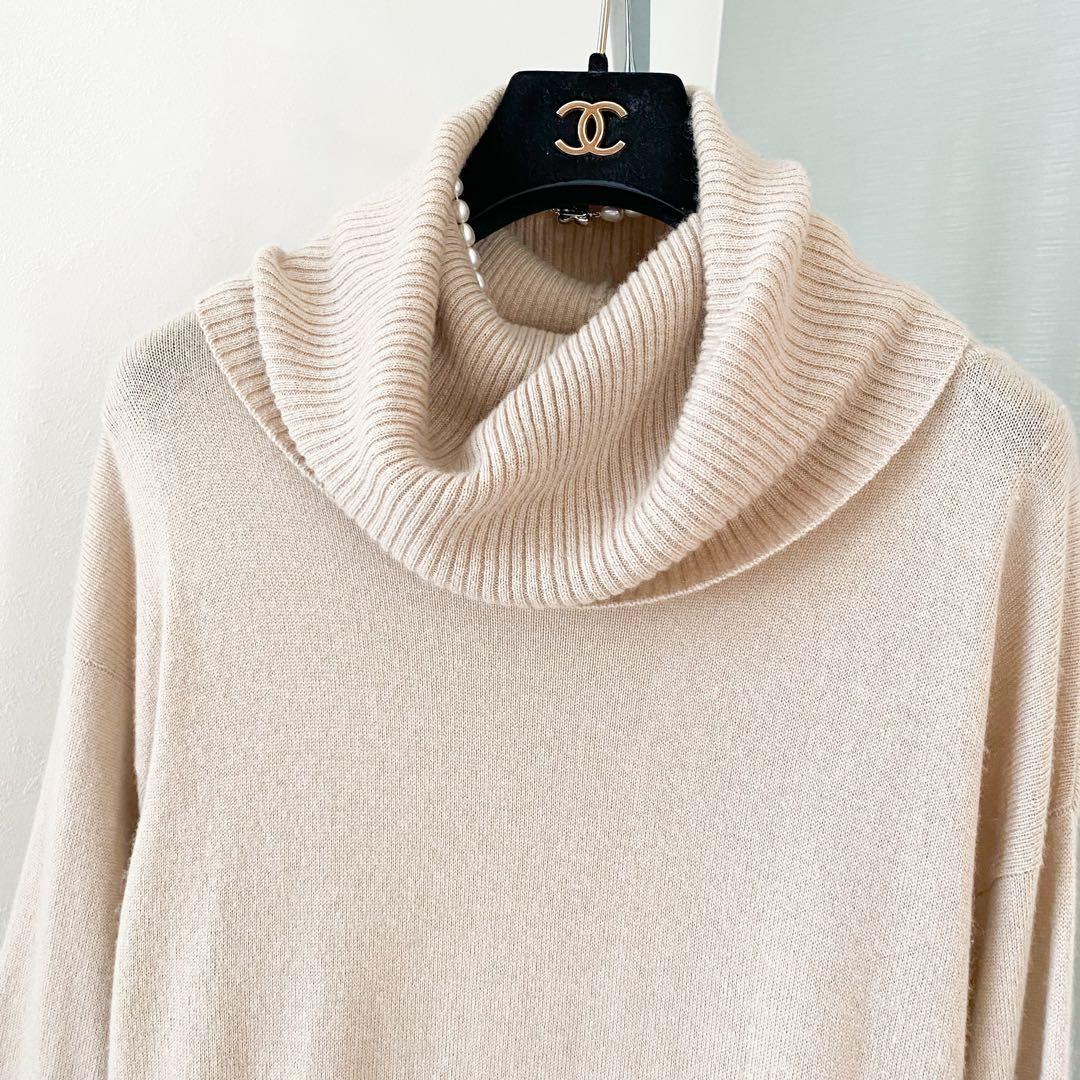 ★美品★アニオナ AGNONA カシミヤ100% タートルネックセーター★