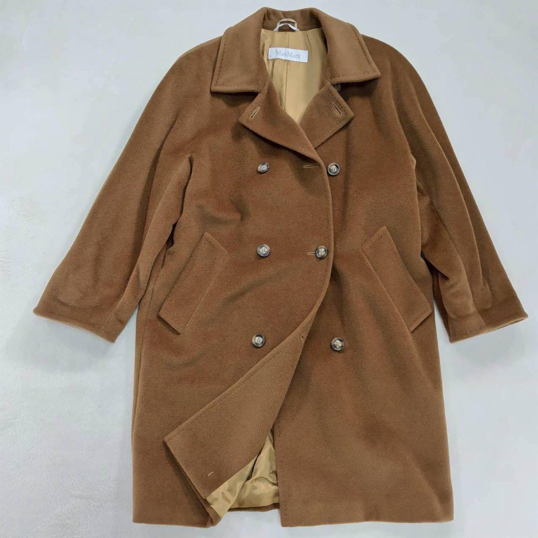 Max Mara マックスマーラ カシミア コート 高級 白タグ キャメル