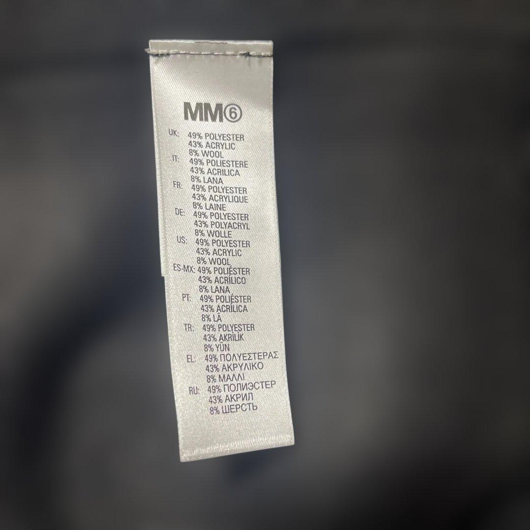 MM6 Maison Margiela ロゴ刺繍ブラック コート　新品未使用